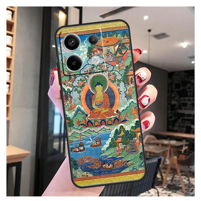 Shakyamuni Buddha Case For Xiaomi Redmi Note 11 9 10 12 13 Pro Plus 12S 11S 10S 9S Redmi 12 10C 12C 13C Cover