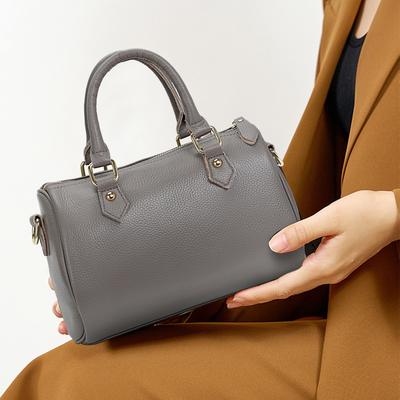 New Trendy Leather Handbag for Women with Big Bags for Women with Large Capacity One-shoulder Crossbody Boston Bag