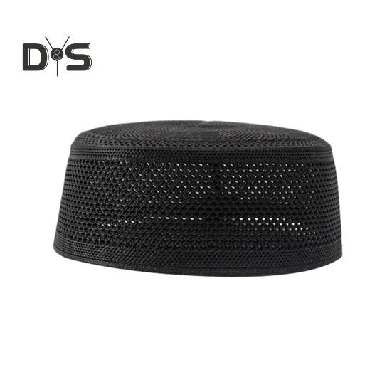 Pánský cylindr se síťovaným designem Etnický styl Silná prodyšnost Jednobarevný klobouk Outdoorový doplněk Denní nošení