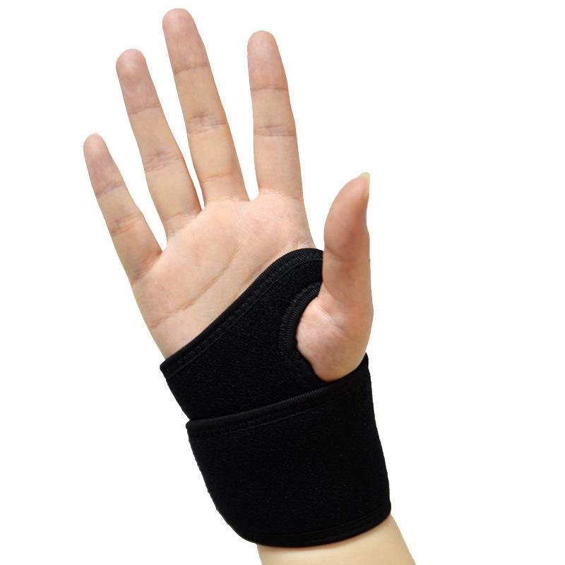 

Gangsheng Adjustable Wrap-around Wrist and Finger Support for Sports One Size чёрный