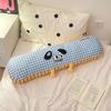 Fashionable And Comfortable Creative Plaid Long Pillows for Side Sleeping in The Bedroom, Perfect for in Dorms