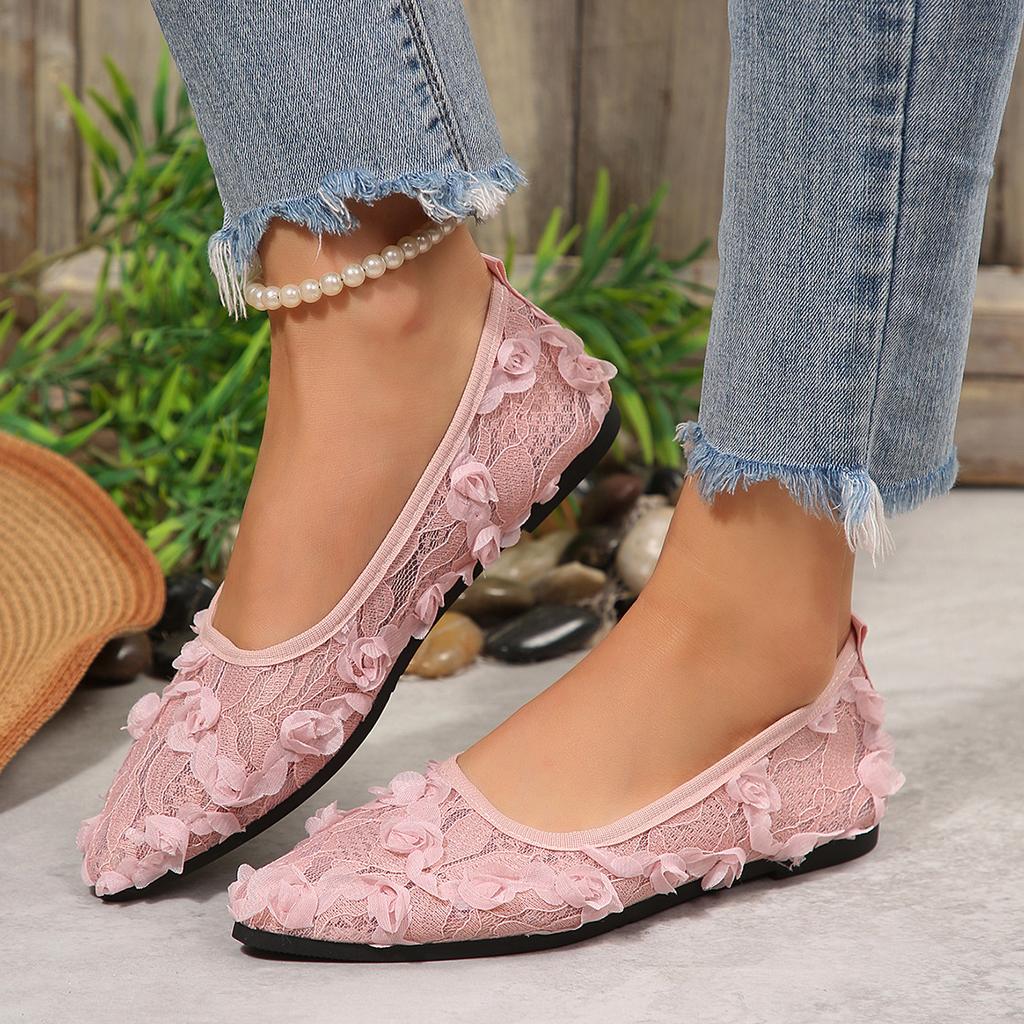 Large-size Low-cut Women's New Flat-bottom Lazy Shoes Devotion