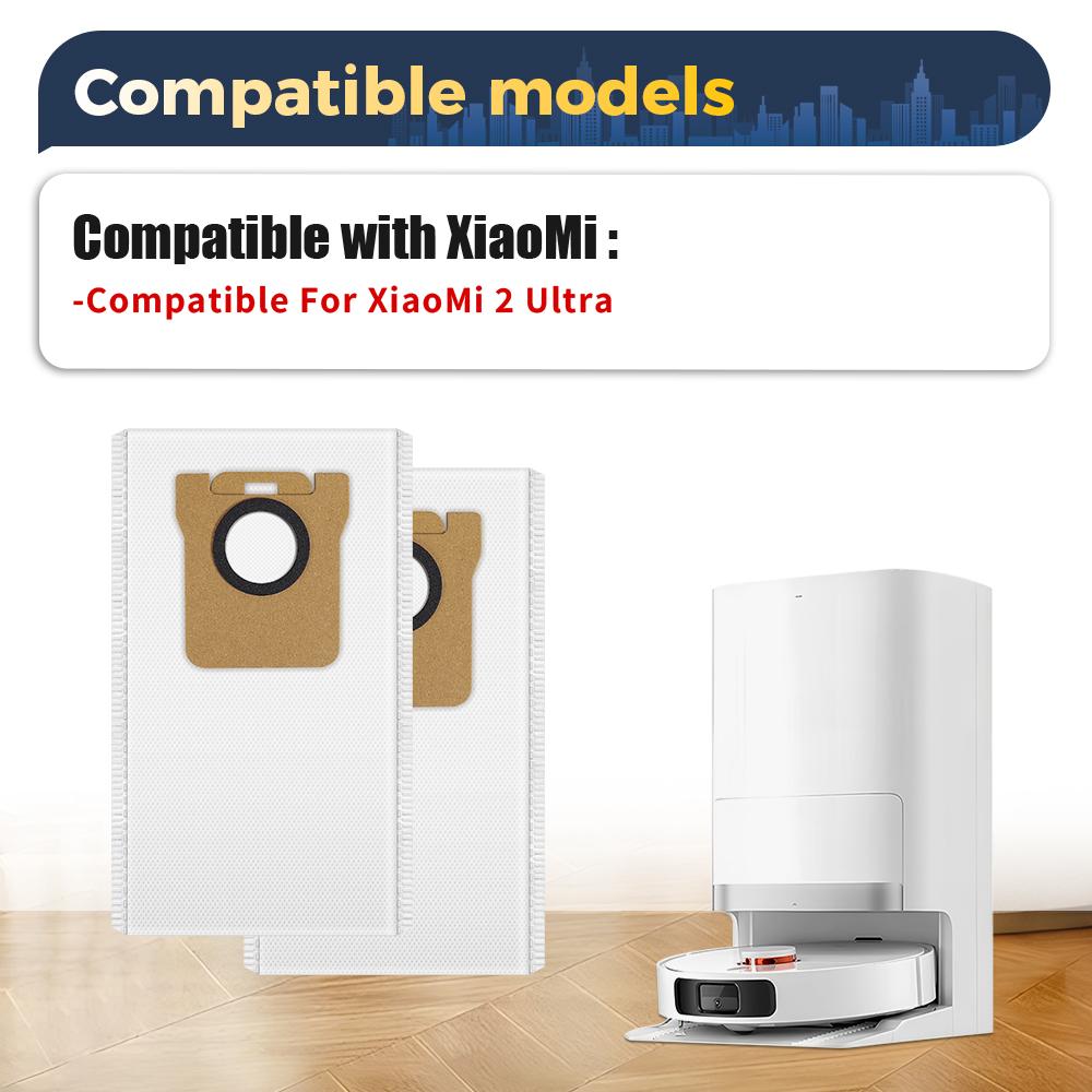 For Xiaomi Mi Robot Vacuum-Mop 2 Ultra Mijia STYTJ05ZHM Trash Bag Spare Parts Vacuum Cleaner Dust Bag Kitfort Home Appliance