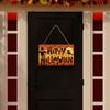 Wooden Halloween Doorplate Decoration Pendant Decoration Horror Festival Atmosphere Door Hanging