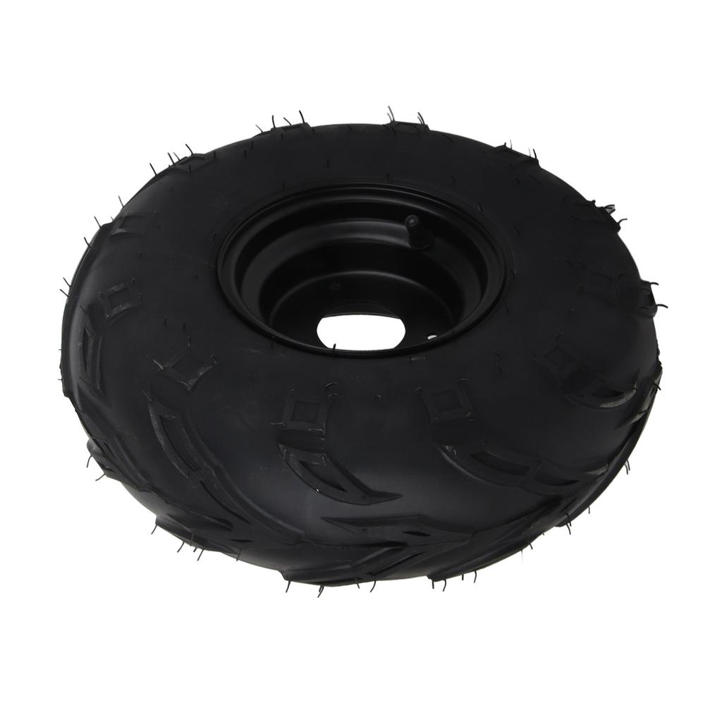 14570?6 ATV Tubeless Tire Tyre with 6in Rim Rubber Universal for Go Kart UTV Quad Bike 4 Wheelers