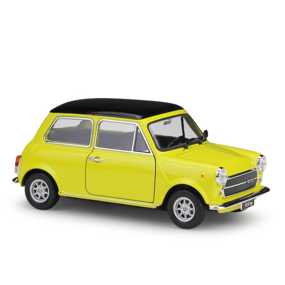 

WELLY 1/24 MINI COOPER 1300 Alloy Car Model Diecast Metal Classic Mini Car Vehicle Model Simulation Collection Children Toy Gift жёлтый