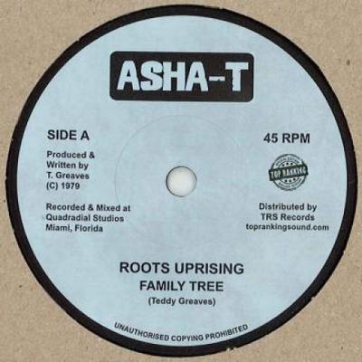 Disc 7 inch ROOTS UPRISING - Family Tree / Version TRSAT1 Asha T/Top Rank 197- Europa Reggae, Ska & Dub
