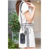 Adjustable Woven Crossbody Neck Phone Lanyard With Clip Pad