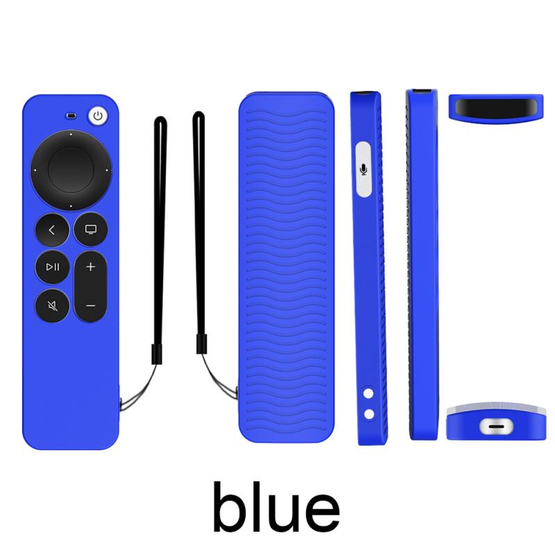 Silicone Protective Cover Suitable For Apple 2021 Tv Siri 4k Remote Control Silicone Anti-slip