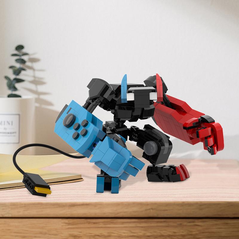 Buildmoc Ideas Games Console Transform Mecha Robots MOC Set Building Blocks Kits Toys for Children Kids Gifts Toy 418PCS Bricks