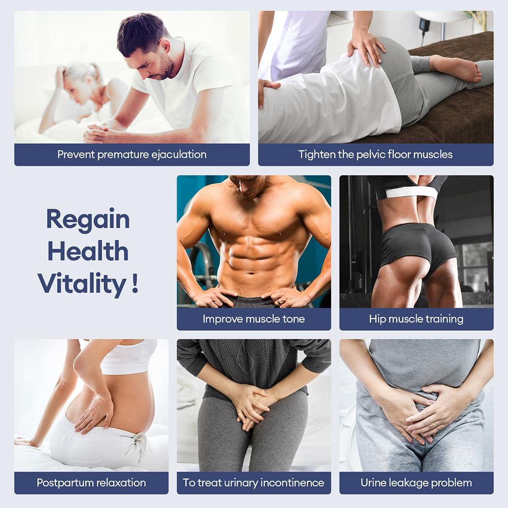 PC Muscle Trainer Exerciceur du Plancher Pelvien Masseur Vibratoire des Muscles du Plancher Entraînement Pelvien Entraînement des Fessiers Entraîneur Sphinctérien Vésical