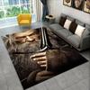 Classic L-Lord of The Rings H-Hobbit Carpet Rug for Bedroom Living Room Sofa Playroom Doormat Home Decor,Kid Area Rug Non-slip