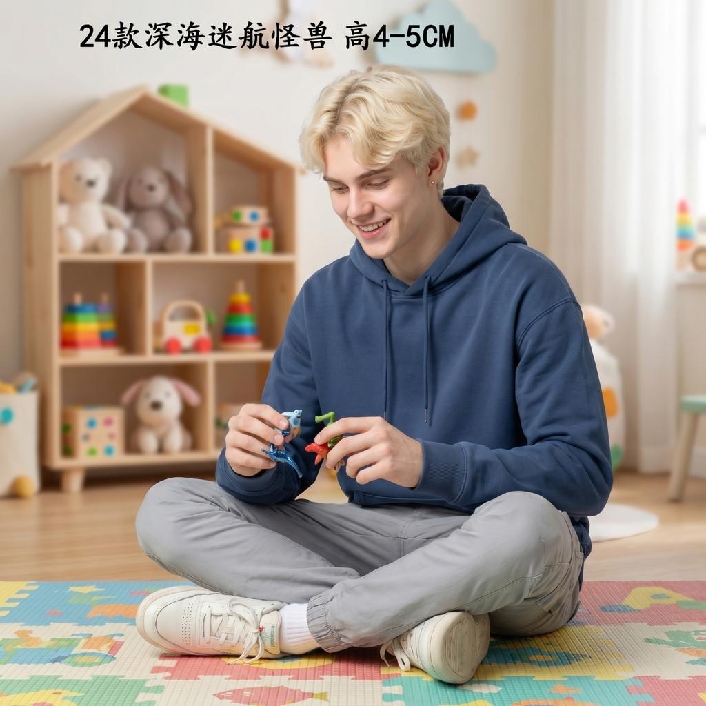 Set mit 24 Miniatur-Monsterfiguren Kleine Sammlerspielzeuge Modellfiguren zur Ausstellung und Sammlung mit verschiedenen Kreaturendesigns und Texturen