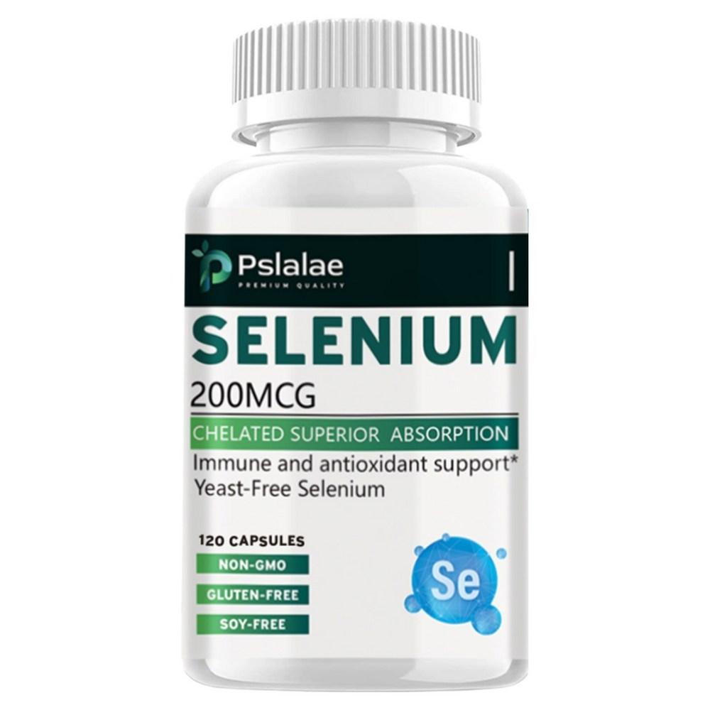 Selenium supplement, 200 micrograms per capsule, high absorption rate, gluten free. 3 pcs, 60 tablets