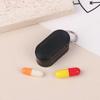 Travel Pill Case Pill Organizer Medicine Organizer Portable Mini Pill Box Keychain Pill Box Magnetic Slide To Store Pills