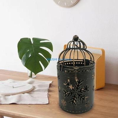 Christmas Holder Hanging Birdcage Metal Lantern Tealight Centerpieces Candlestick for Table Wedding Party D57B