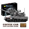 NEW Army Heavy Tank MOC Bricks Set WW2 Military Armored Cars Building Blocks War Panzer 3D Model Children Toys Birthday Gift DIY