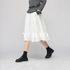 Minimalist temperament half skirt women's loose skirt umbrella skirt A-line mid skirt