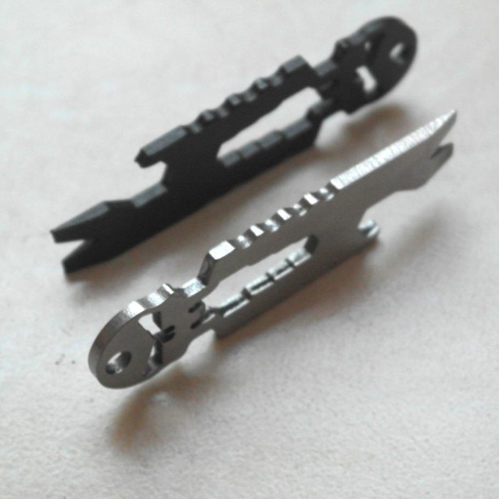 Multifunction Stainless Steels Pry Bar Tool Survival Tool, Multipurpose Crowbars Tool Bottle Opener Outdoor Camping Tool