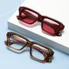 Luxury Vintage Square Frame Sunglasses Women Men Fashion Designer Shades Summer Traveling Drive Eyeglasses UV400