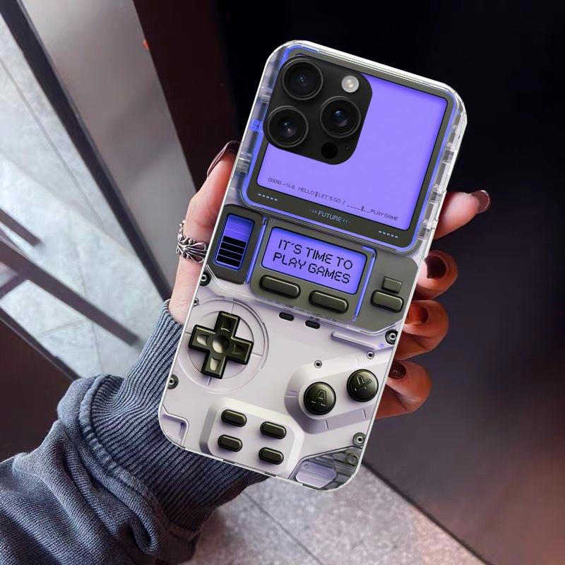 Games Console Fashion Boy Phone Case For iPhone 17 Air 11 13 Mini 14 15 Plus 16 12 Pro Max 16E SE 7 8 Pattern Soft TPU Back Cove
