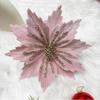 Sparkling Christmas Glitter Flower 24CM Sequins Flower  Wedding Decoration