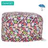 Women's Long Hair Medical Scrub Cap Dental Anesthesia Skeleton OBGYN Print Surgical Hat Adjustable Euro Style for Nurse Doctor
