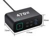 140W Gallium Nitride Fast Charger with TFT Display, PD3.1 Port, Multi-functional, 470W Fast Charging Desktop Charger