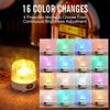 16 Color Projector Lamp Dynamic Water Ripple Night Light Bedroom Ambient Light USB Remote Cool Wall LED Light Gaming Room Decor