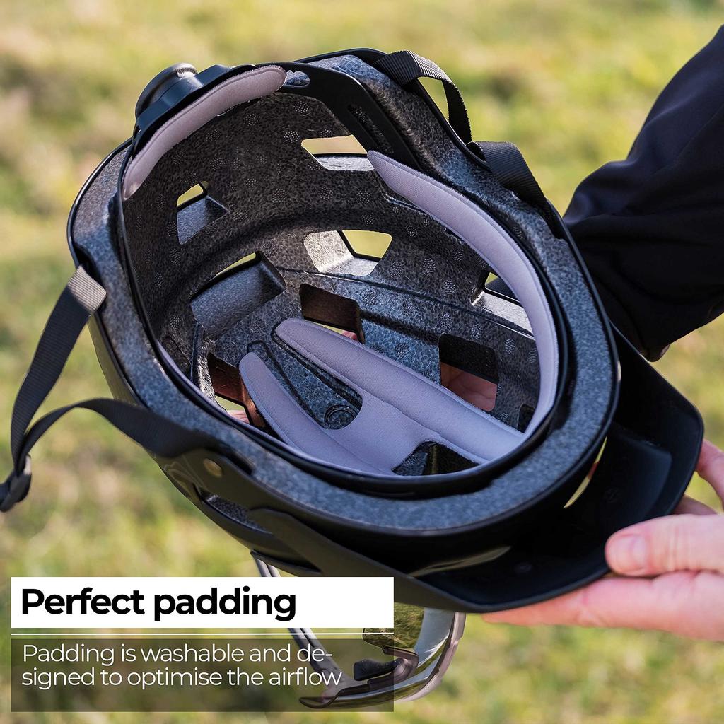 BBB MTB Enduro Helmet NANGA L Matte Black BHE-54 (58-62cm)