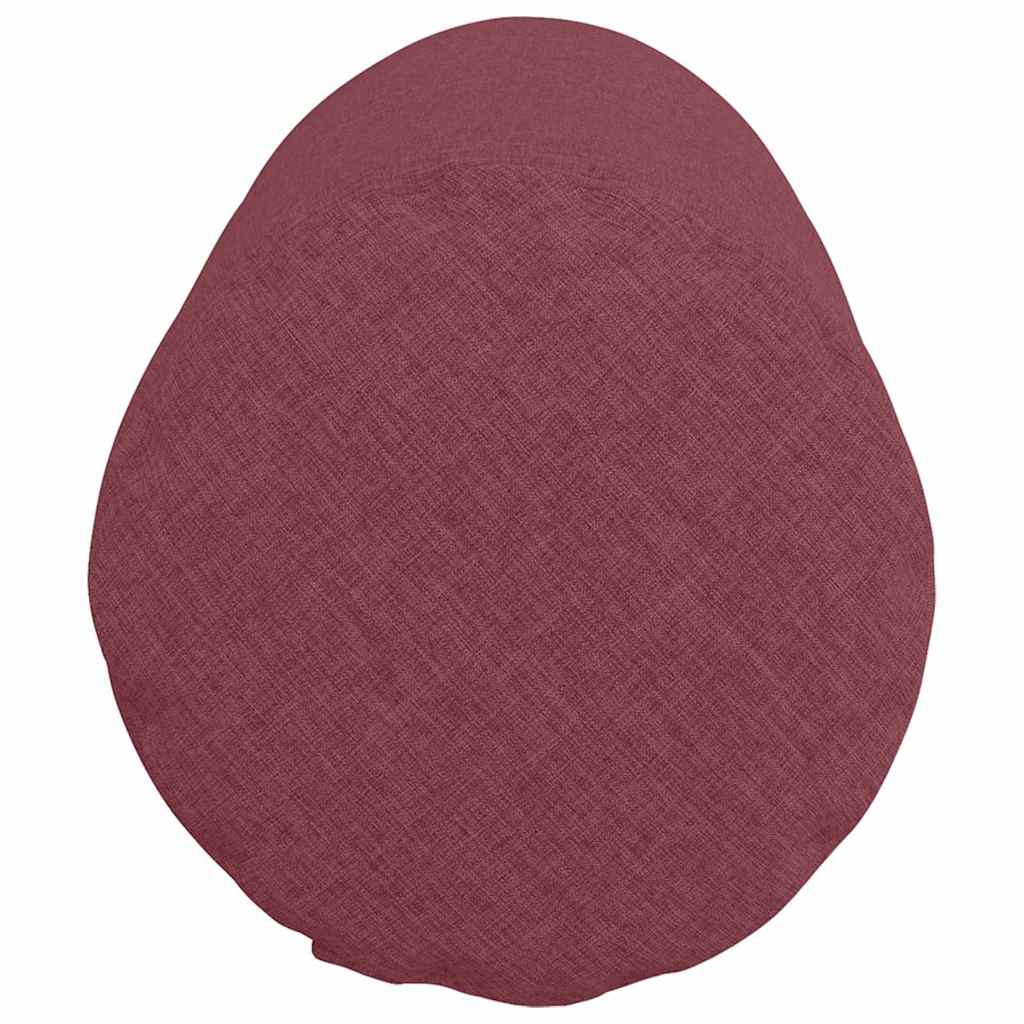 Bolster Cushions 2 Pieces Burgundy Red Ø 25 X 70 Cm Fabric