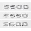 CAG5  3D Car Letter Stickers Rear Trunk Badge Decals for Mercedes Benz S300L S320L S500L S500 S550 S600L S600 S650 S Class Emblem