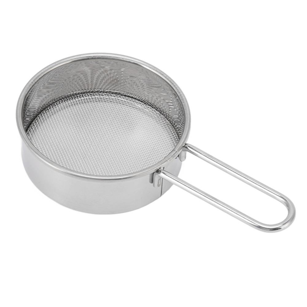 Lightweight Flour Sieve Strainer 304 Stainless Steel Mini Flour Sifter  Cheesecake Pizza Bread
