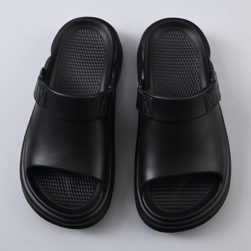 Men's sandals casual color matching fashion versatile summer comfortable breathable room outdoor two wear trendy men's slippers