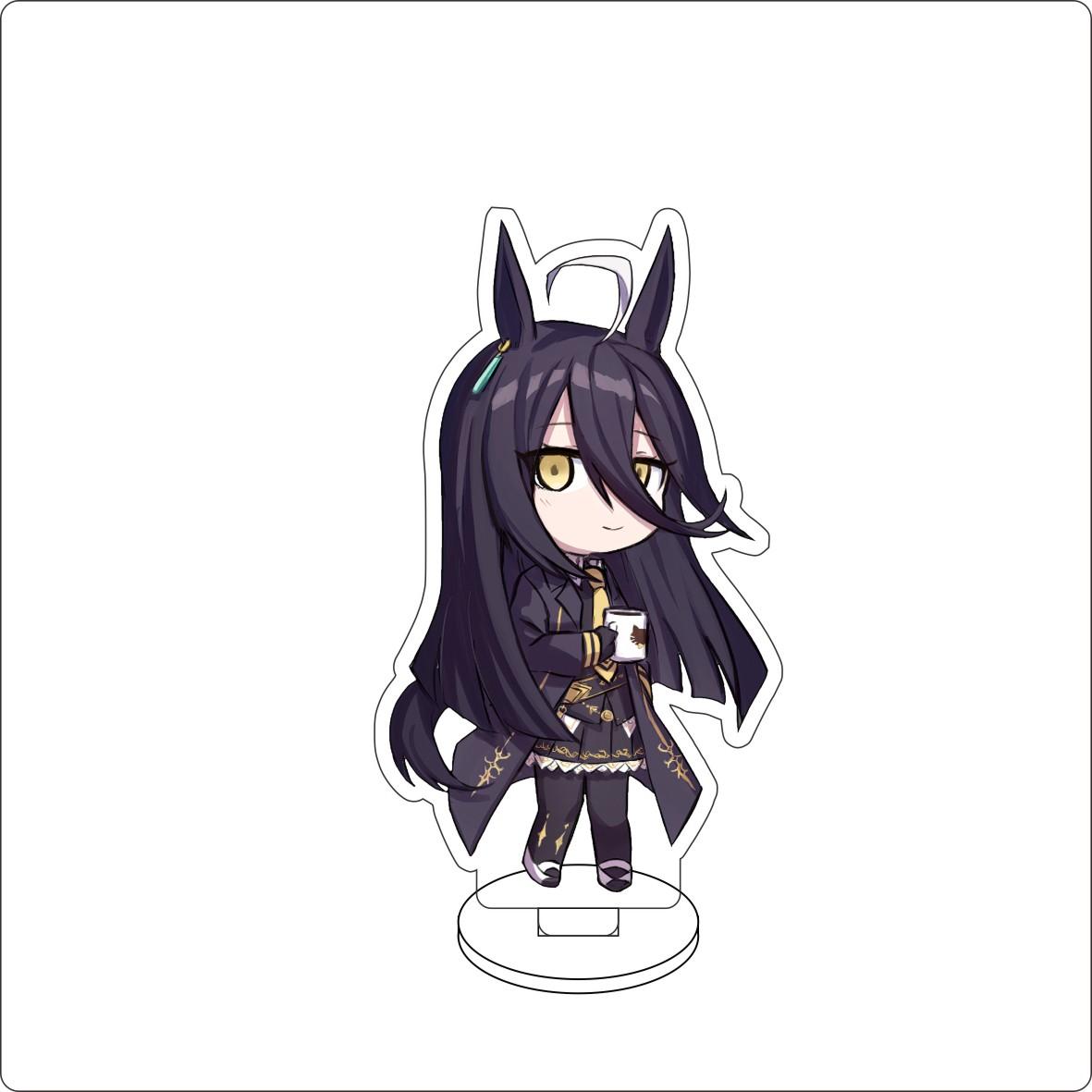 

10CM Anime Pretty Derby Figure Stand Model Tokai Teio/Mejiro McQueen/Special Week Cute Desk Decor Standing Sign Gifts 10CM