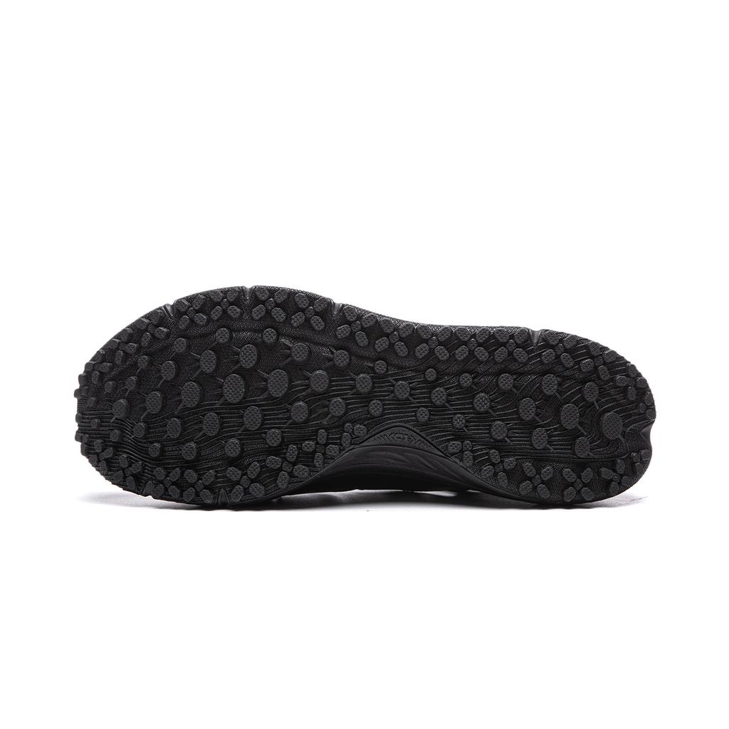 Li Ning Cushioning Slip Resistant Abrasion Resistant Support Lightweight Low Top Casual Running Shoes Men's Black ARSW121-2