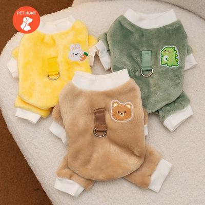 Vêtements chauds pour animaux de compagnie, manteau imprimé mignon, petit, moyen chien, chat, veste Teddy bouledogue français, Chihuahua, tenue d'hiver