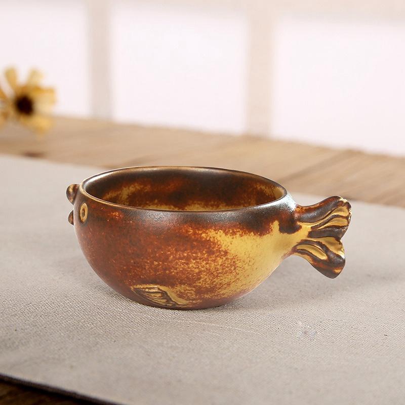 Creative Porcelain Tea Bowl,Handmade Ceramic Tea Cup,Espresso Cups,Pottery Coffee Mug, Afternoon Teacup Mugs, Coffee Cups,1Pc