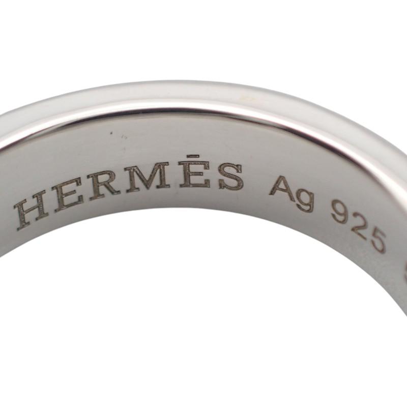 HERMES  #10(JP Size) 50  Ring Silver925 Women