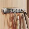 Hidden Foldable Suction Cup Coat Hook Made of Aluminum Alloy Waterproof Space Saving for Doors Wardrobes Bathrooms Living Rooms