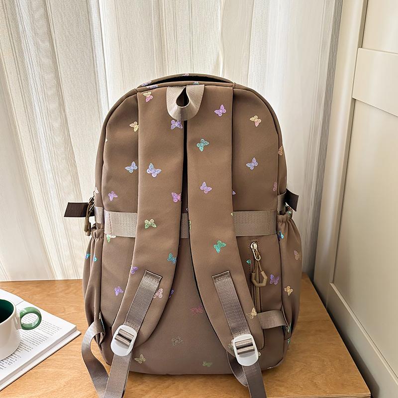 Bear Printed Backpack Student Schoolbag Women's Lightweight Backpack