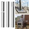 Diameter 6CM Chimney Pipes Stainless Steel Stove Pipes Flue Extension Tube Tents