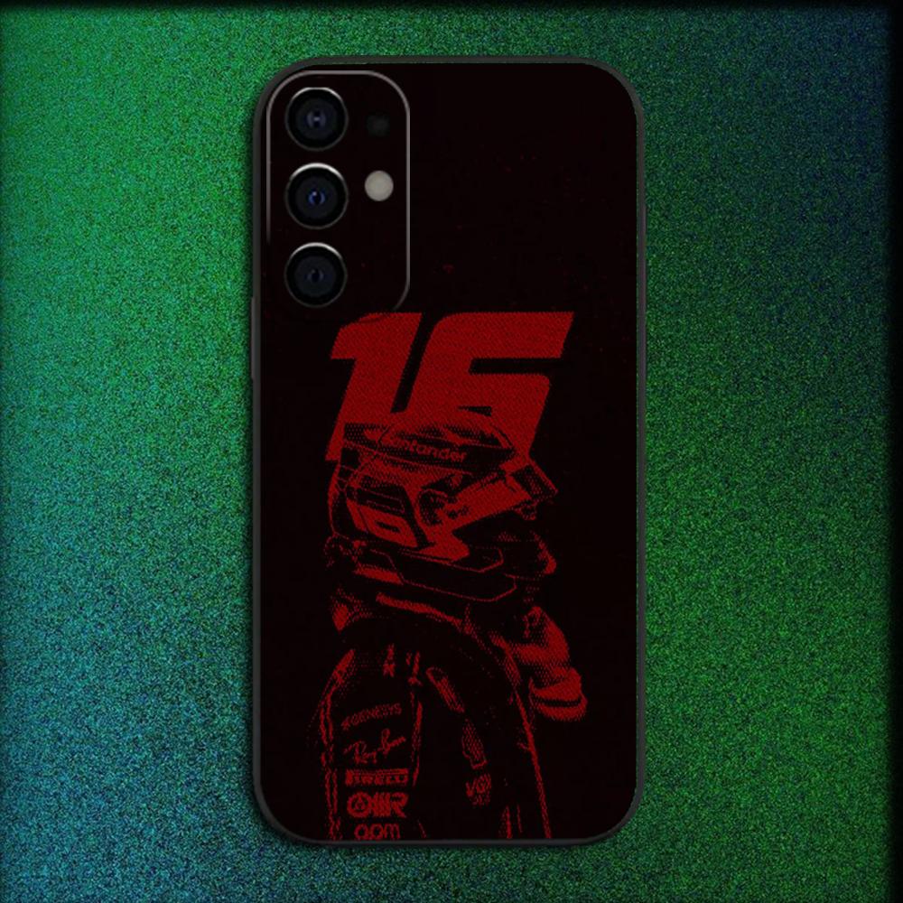 Racing Driver C-Charles Leclerc Phone Case For Samsung S25,S24,S21,S22,S23,S30,Ultra,S20,Plus,Fe,Lite,Note,10,9,5G Black Cover