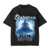 Swiss Fallon Bismarck Movie Rock Band Sabatoned TShirts for Fans Washed Style Tops Men Women Pure Cotton Oversized Tees Clothes