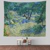 VIKAMA Van Gogh Starry Night Over The Rhone Tapestry Classic Oil Painting Wall Hanging Art Bedroom Decor Cloth12