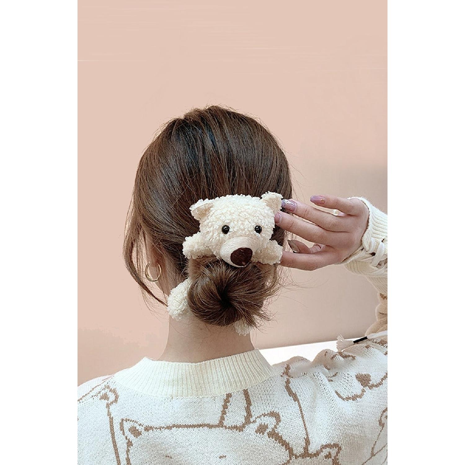 

Плюшевый мишка Тедди с пушистой пряжкой для бублика