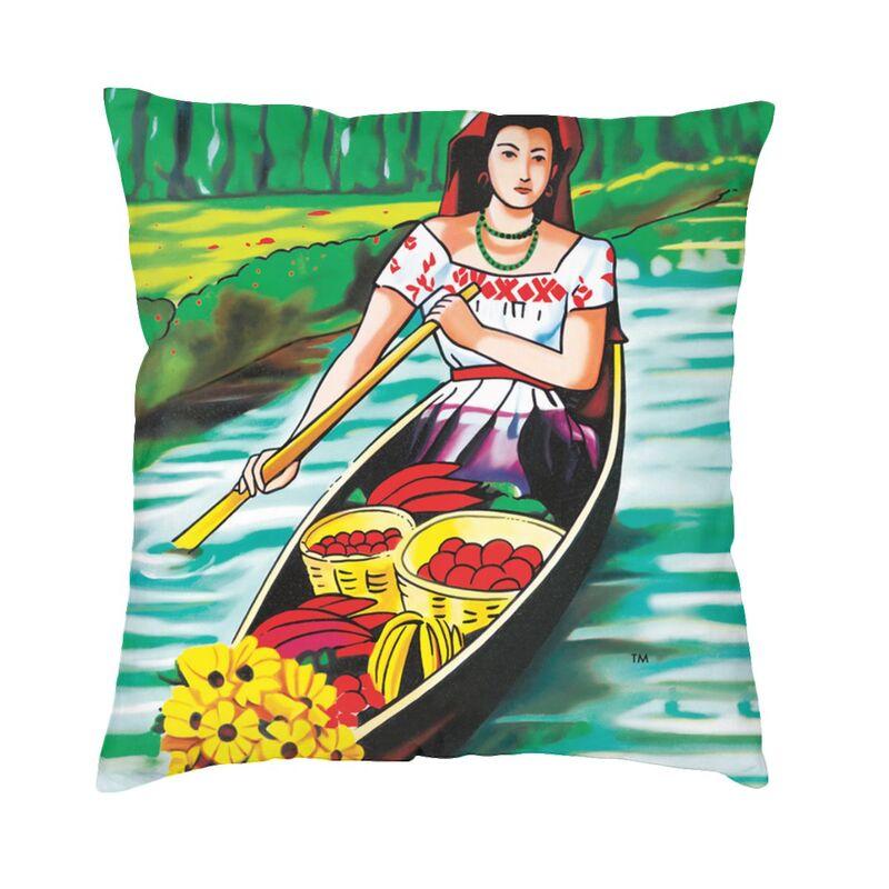 

Custom Nordic Style Loteria Card Mexican Bingo Lottery Throw Pillow Case Home Decor Cushion Cover 45x45cm Pillowcover for Sofa 30x30cm 12x12in