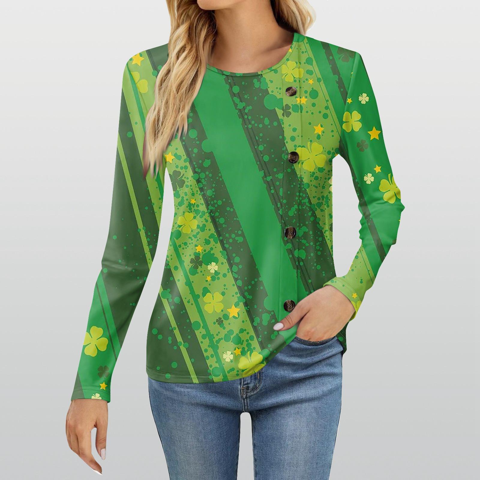 

Женская модная повседневная футболка с круглым вырезом и длинным рукавом с принтом, женская футболка XXL