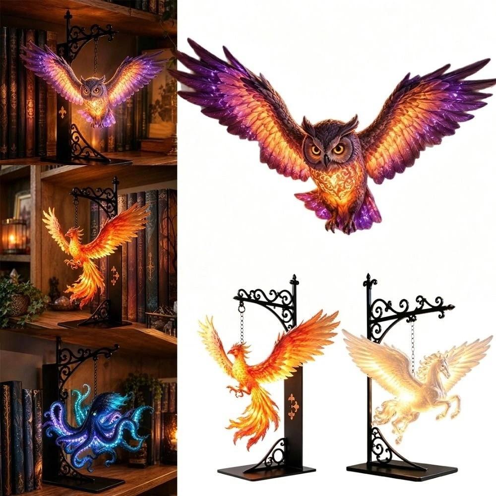 Wrought Iron Hanging Bookshelf Light Bookshelf Lamp Wall Hanging Lamp Bookshelf Desk