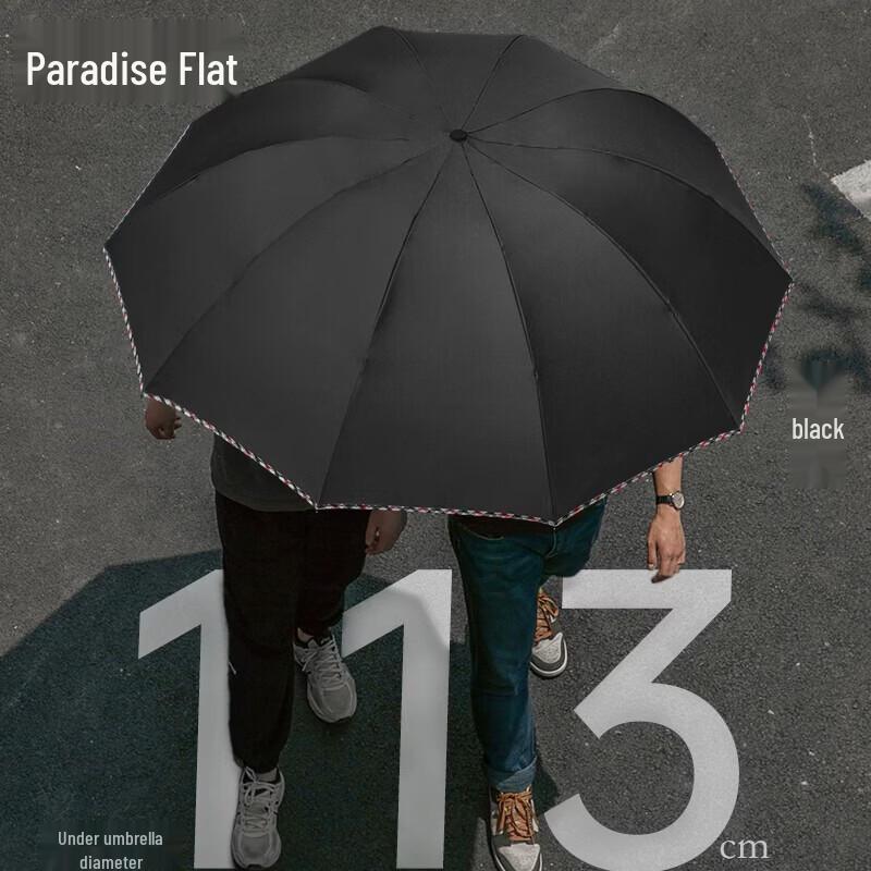 Heaven 10-Rib Large Double 3-Fold Sun/Rain Umbrella